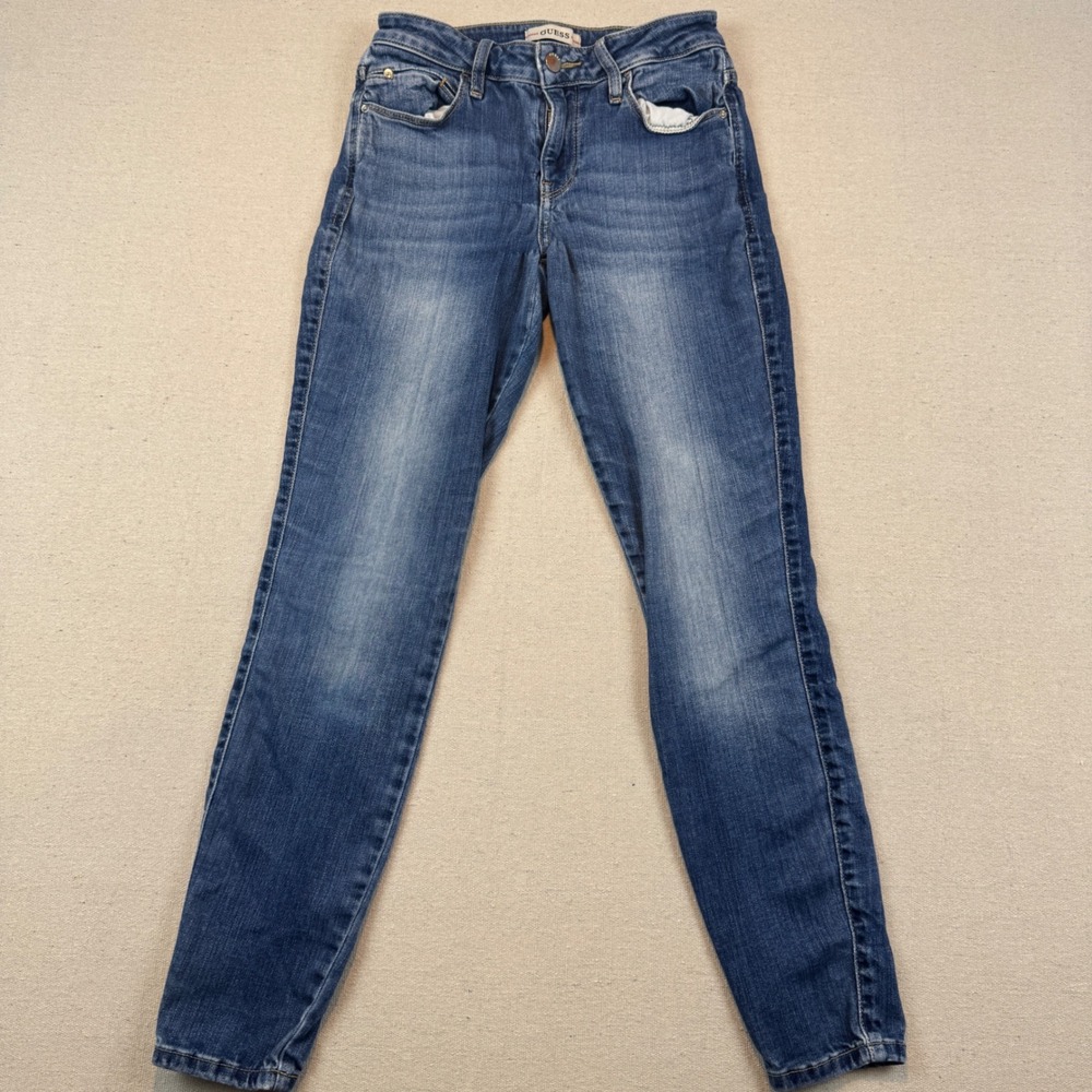 Guess 27 Sexy Curve Skinny Jeans Women Blue Medium Wash W89AJ3D3K11